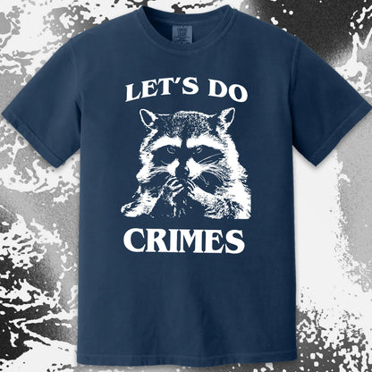 Let's Do Crimes Raccoon Shirt – Mischief Meme Tee, funny meme tee gift (view 12)
