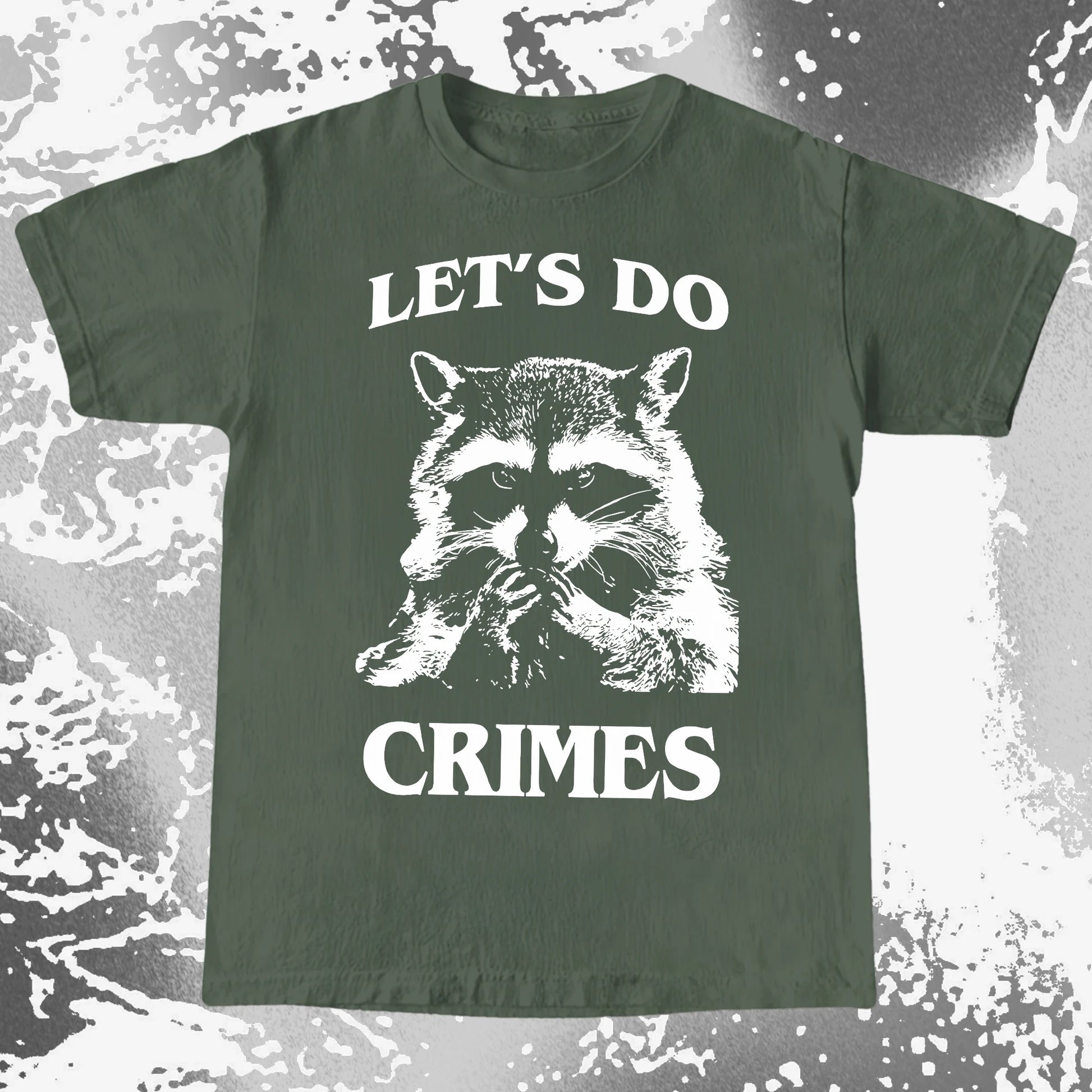 Let's Do Crimes Raccoon Shirt – Mischief Meme Tee, funny meme tee gift (view 10)