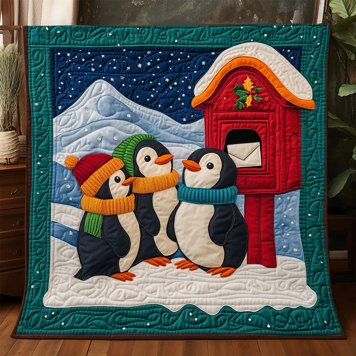 Letter To Santa Quilt Blanket