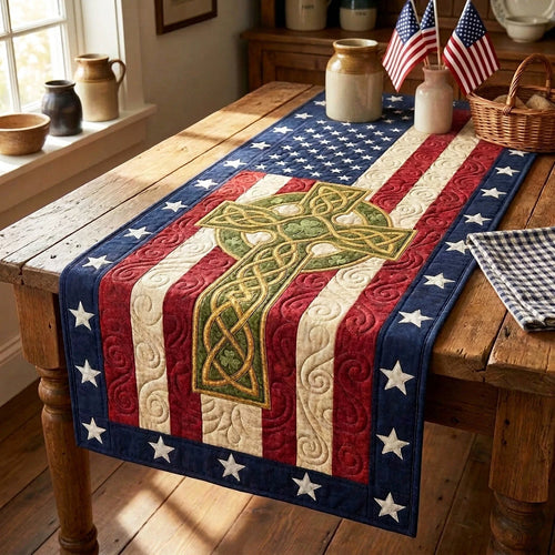 Liberty Faith Quilted Table Runner