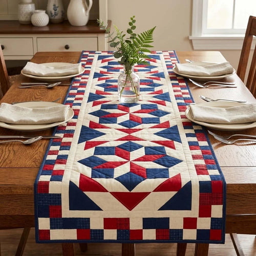 Liberty Ladder Quilted Table Runner