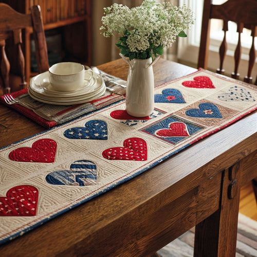 Liberty Love Quilted Table Runner