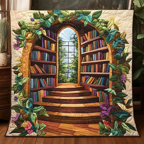Library Quilt Blanket