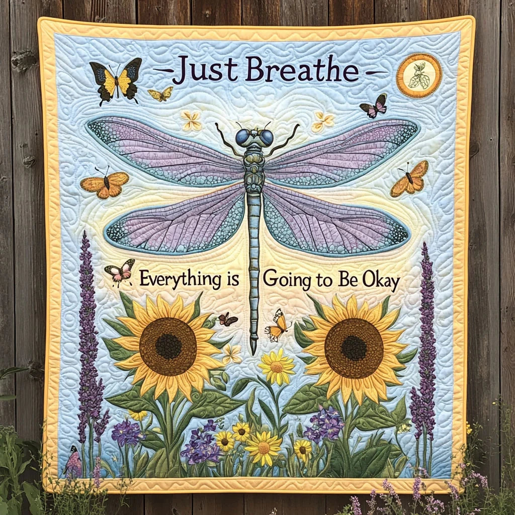 Light In The Moment Quilt Blanket