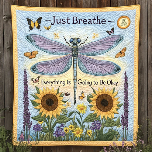 Light In The Moment Quilt Blanket