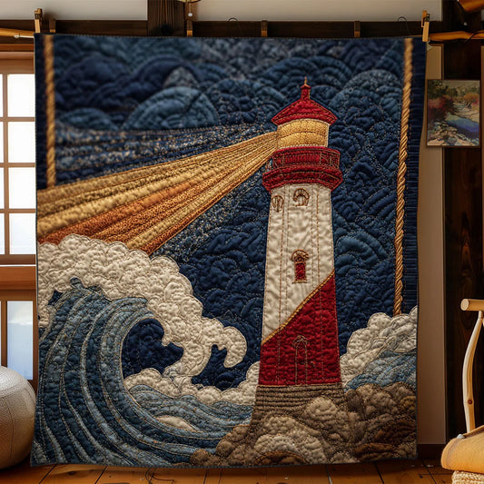 Light Through The Tempest Quilt Blanket