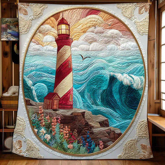 Lighthouse Glow Quilt Blanket