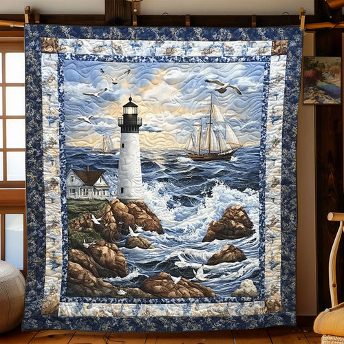 Lighthouse Quilt Blanket