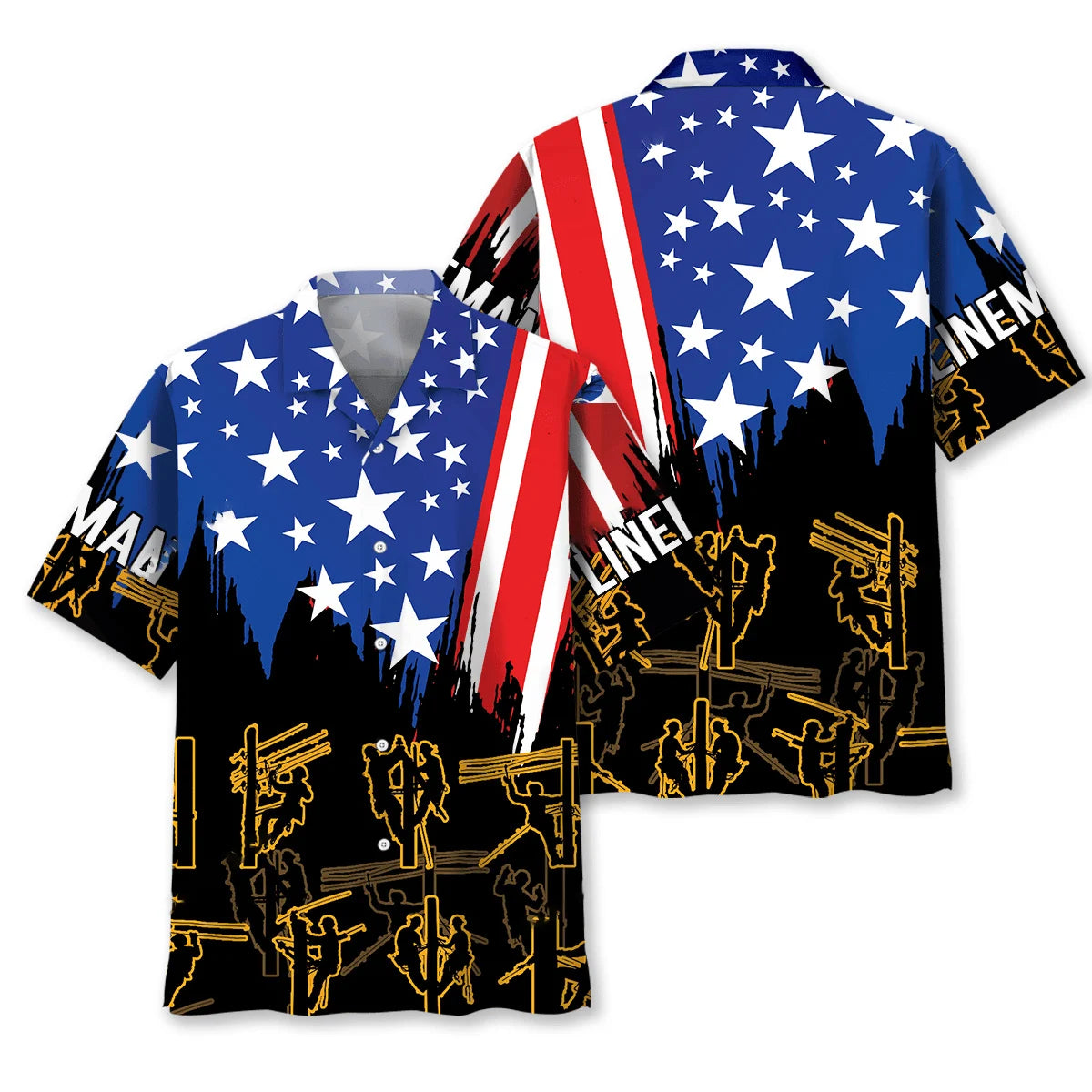 Lineman Proud Hawaiian Shirt