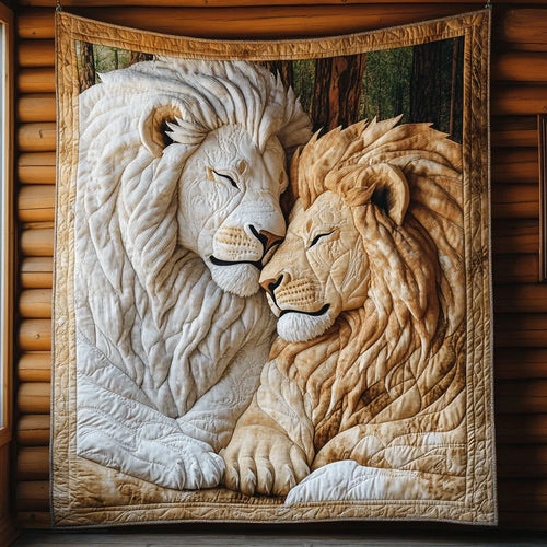Lion Cuddle Quilt Blanket