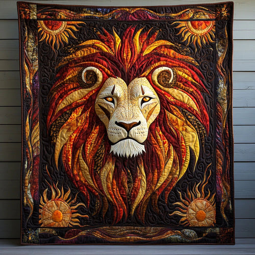 Lion Majesty Quilt Blanket