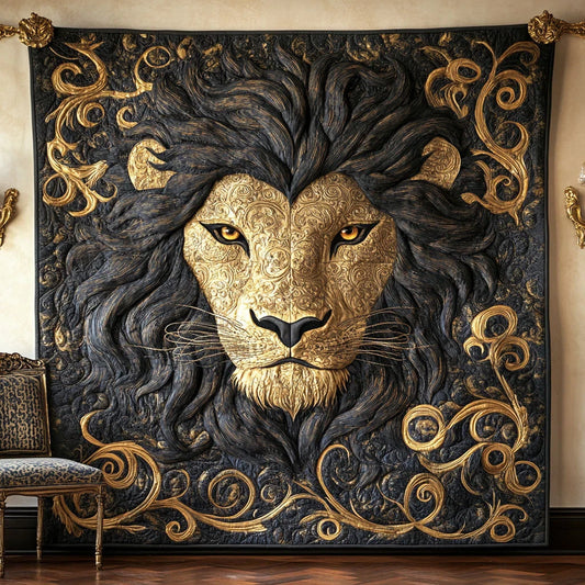 Lion Of Legacy Quilt Blanket