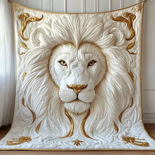 Lion Of Legacy Quilt Blanket