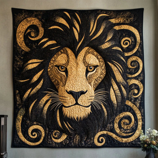 Lion Of Legacy Quilt Blanket