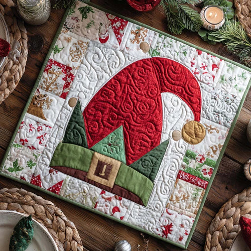 Little Helper Hat Quilted Table Topper
