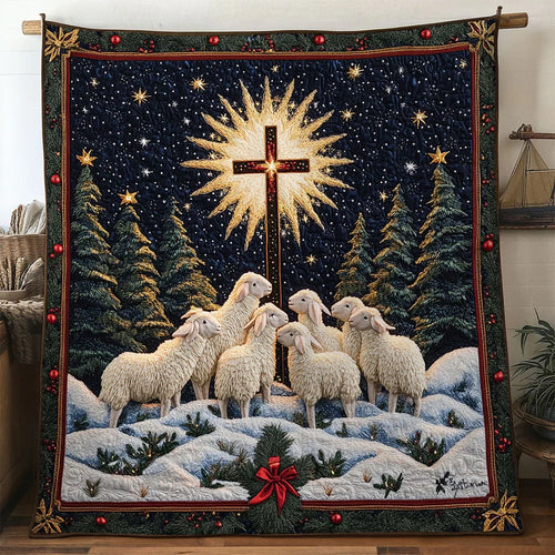 Little Lamb Sheep Quilt Blanket