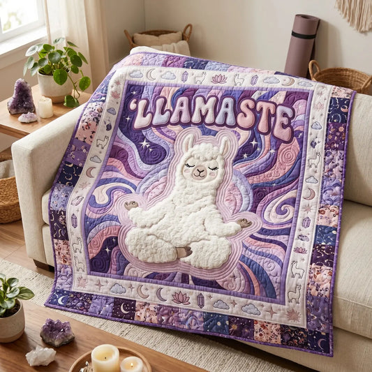Llamaste Quilt Blanket