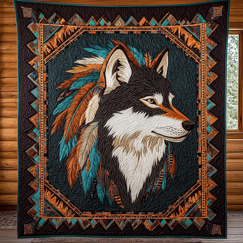Lone Guardian Quilt Blanket