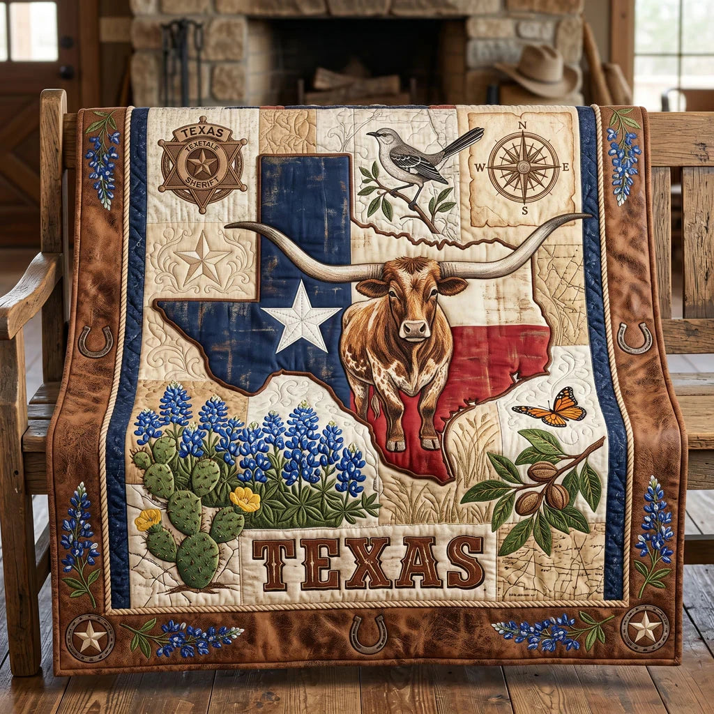 Lone Star Spirit Quilt Blanket