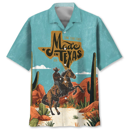 Lone Star State Made in Texas Hawaiian Shirt