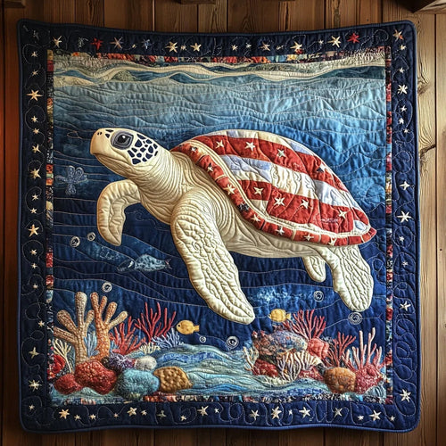Lonestar Turtle Quilt Blanket