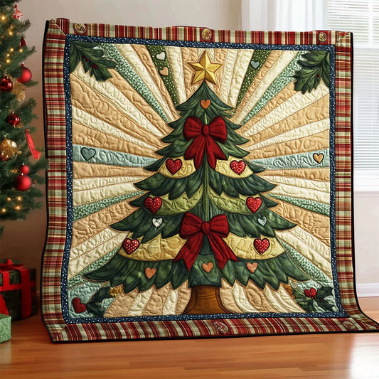 Lovely Christmas Quilt Blanket