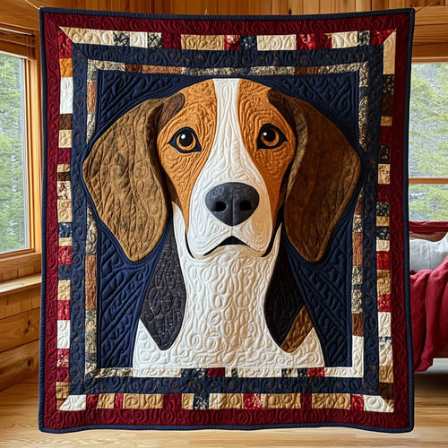 Loyal Gaze Quilt Blanket