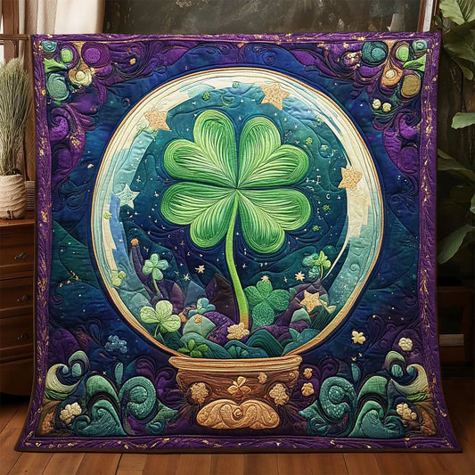 Lucky Clover Quilt Blanket