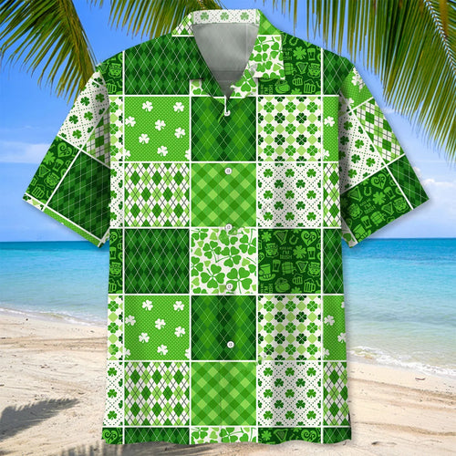 Lucky Irish St Patrick Day Hawaiian Shirt