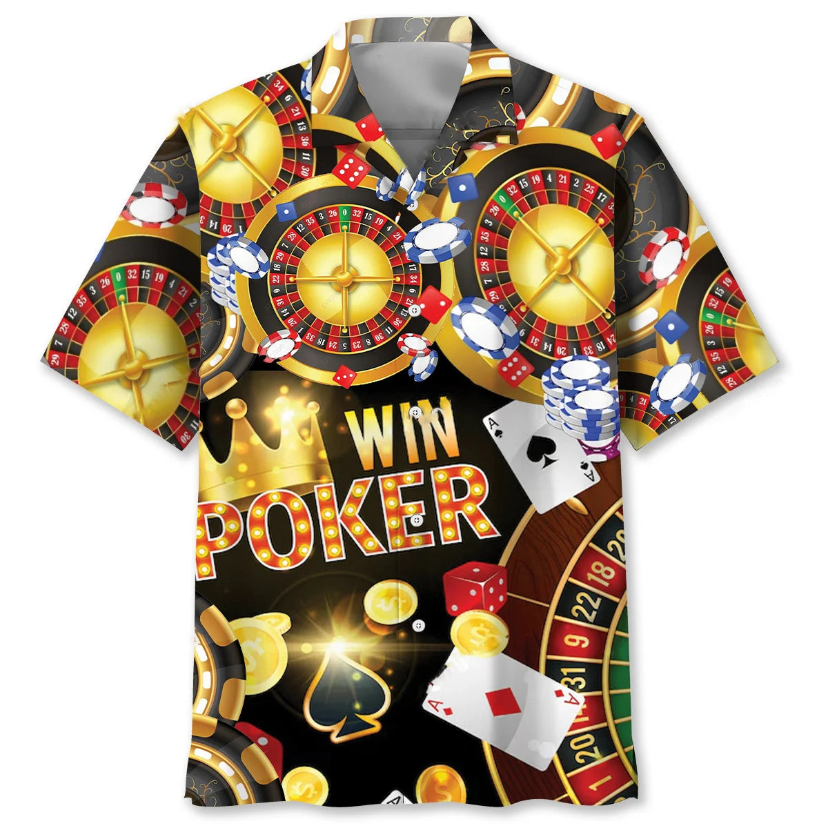 Lucky Poker Night Hawaiian Shirt