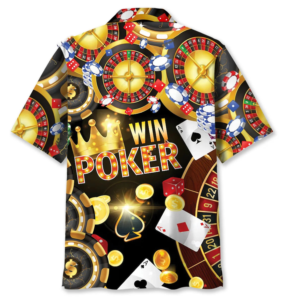 Lucky Poker Night Hawaiian Shirt