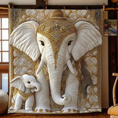Luxurious Elephant Quilt Blanket