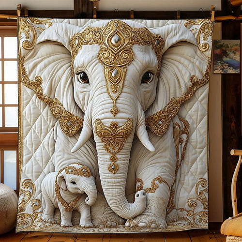 Luxurious Elephant Quilt Blanket