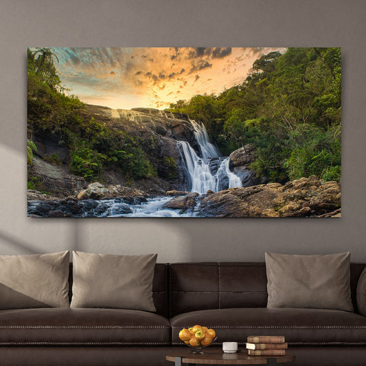 Sunset Nature Wilderness Canvas Wall Art