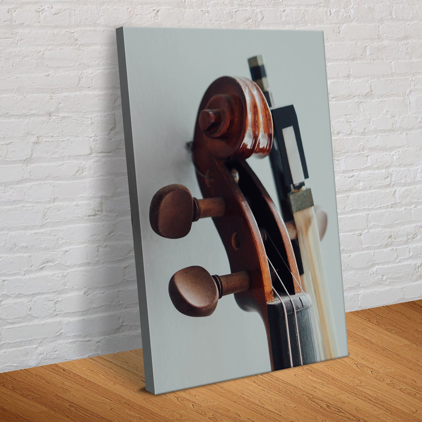 Cello Up Close Canvas Wall Art