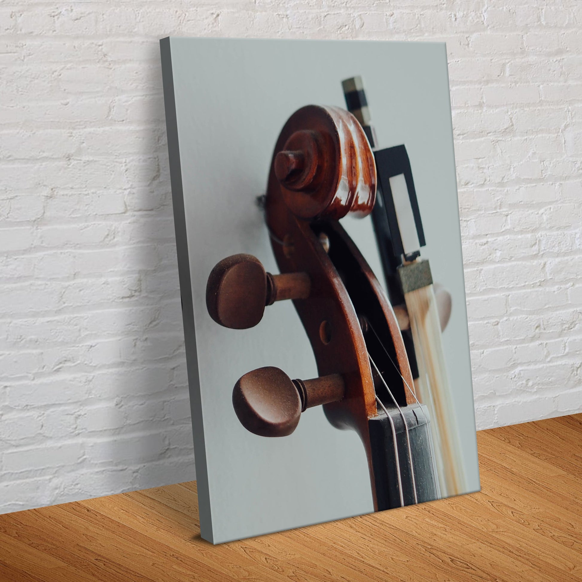 Cello Up Close Canvas Wall Art