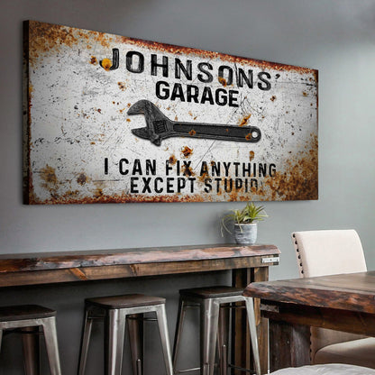 Garage Sign - canvas