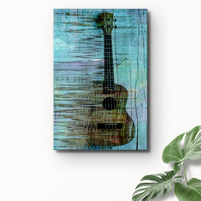 Ukulele Abstract Canvas Wall Art