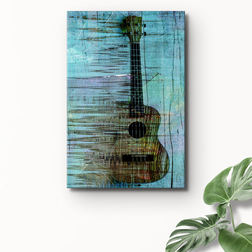 Ukulele Abstract Canvas Wall Art