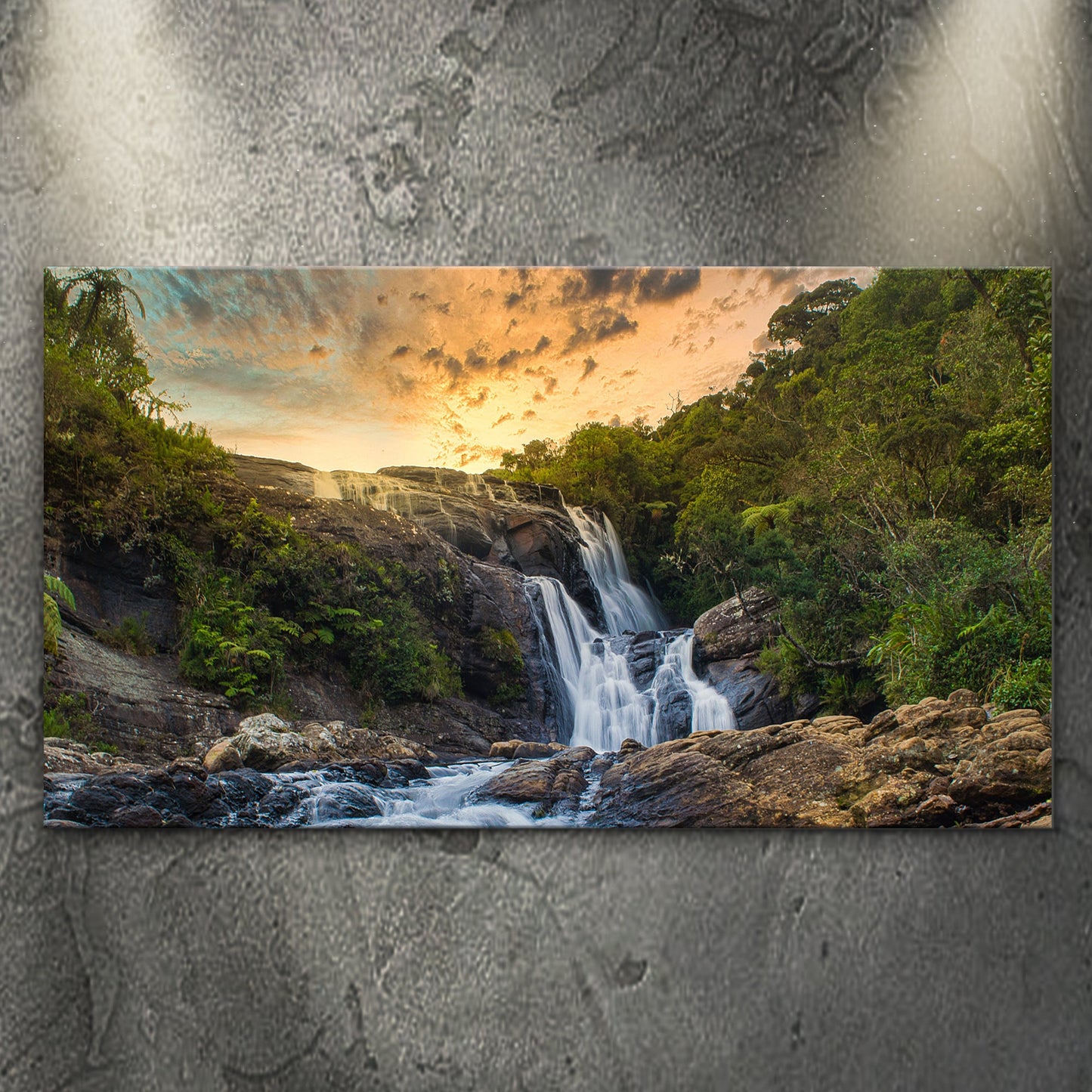 Sunset Nature Wilderness Canvas Wall Art