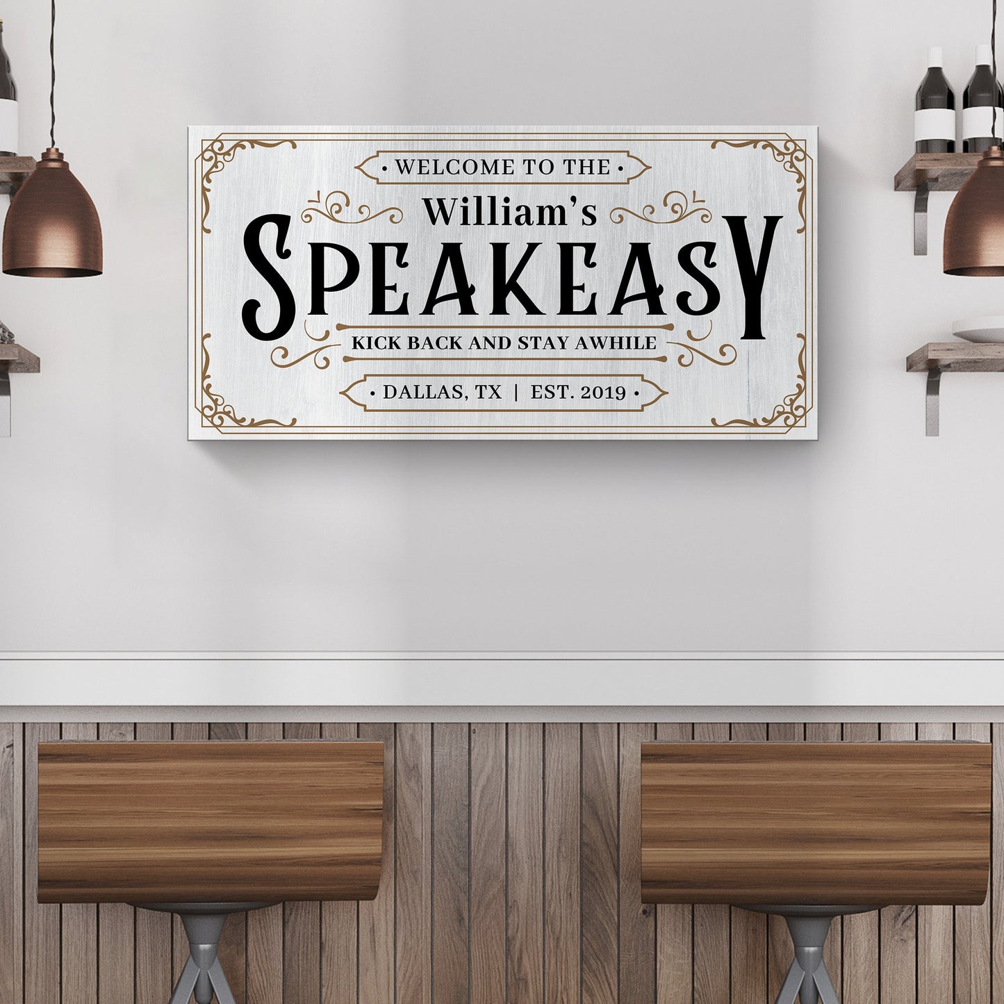 Speakeasy Sign III