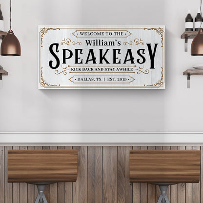 Speakeasy Sign III