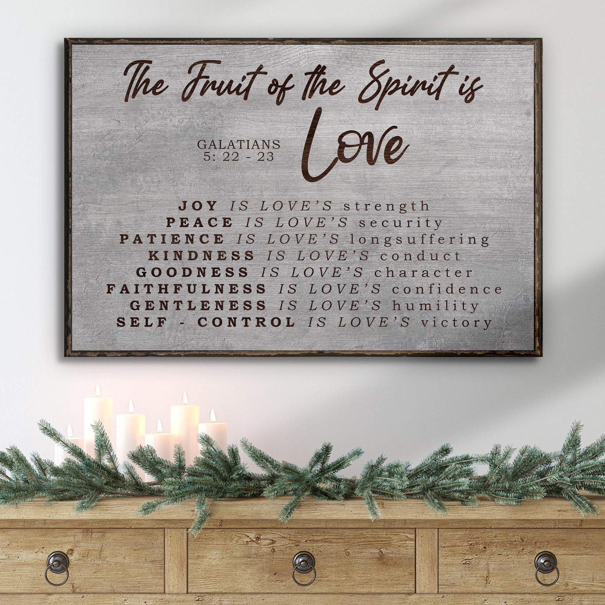 Galatians 5:22-23 - The Fruit Of The Spirit Sign III