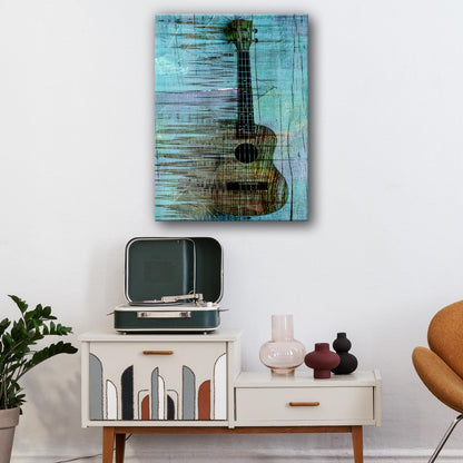 Ukulele Abstract Canvas Wall Art
