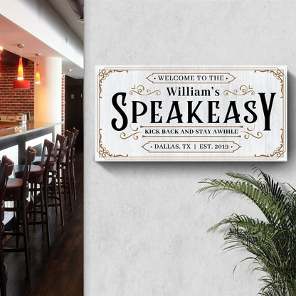 Speakeasy Sign III