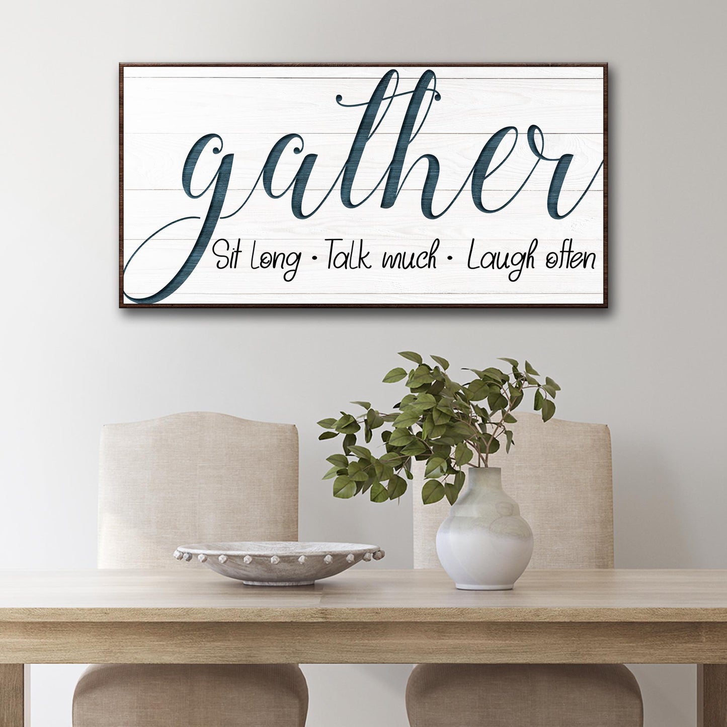 Gather Sign V - canvas