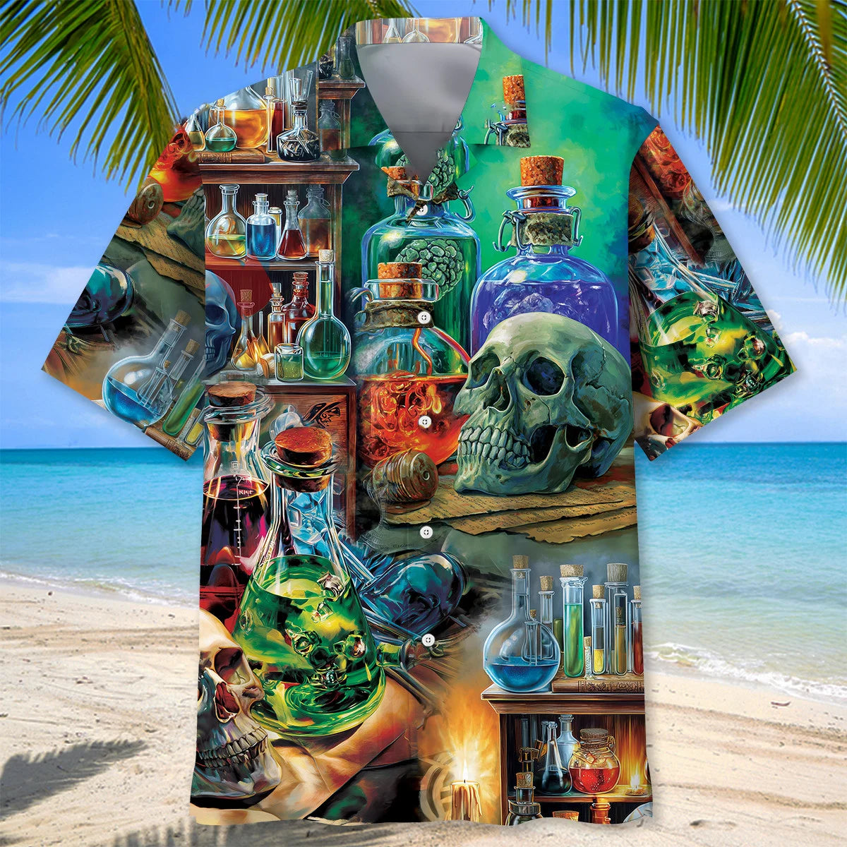 Mad Scientist Cabinet Hawaiian Shirt
