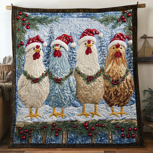 Magic Coop Chicken Quilt Blanket