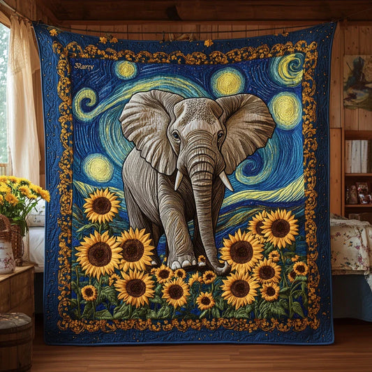 Magic Elephant Quilt Blanket