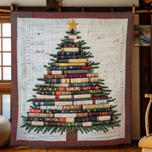 Magic Noel Book Quilt Blanket